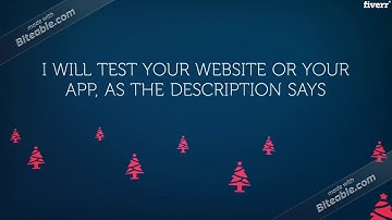 I will test your website or app - User Testing Services