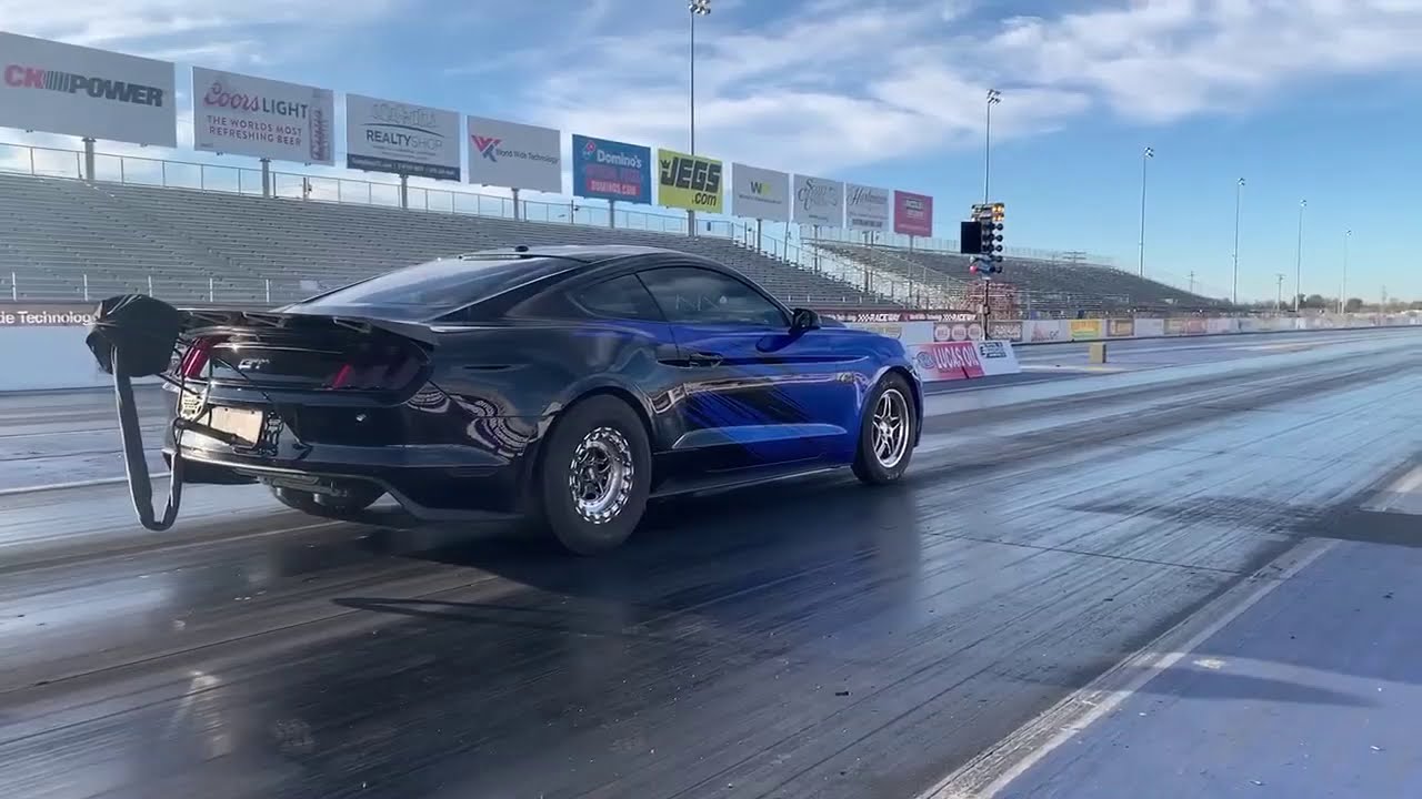 8-Second S550 Mustang goes 7.90s after KellTrac Treatment!