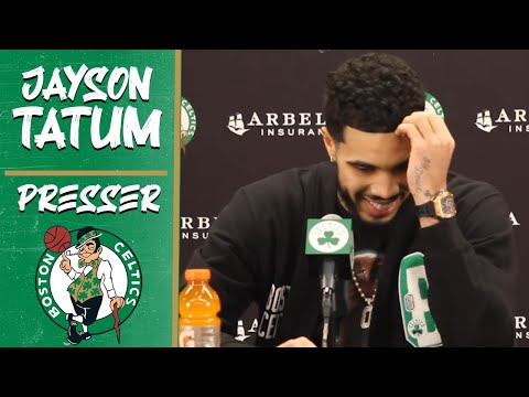 Jayson Tatum Jokes About Getting Away with FOUL on Lebron James