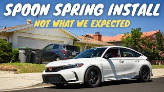 2023 FL5 SPOON CIVIC TYPE R SETUP // HOW TO INSTALL SPRINGS IN TWO HOURS // EASIER THAN FK8 SPRING