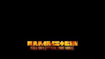 Rammstein - Bück Dich (Official Lyric Video)