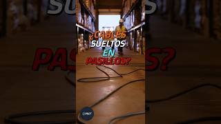 ¿Cables sueltos en pasillos?