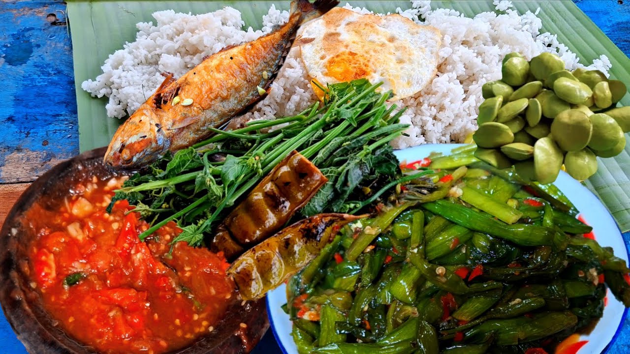 MAKAN NIKMAT SA'AT HUJAN DERAS‼️MASAK GENJER,GORENG PEDA,JENGKOL MENTAH,SAMBEL LALAPAN REBU