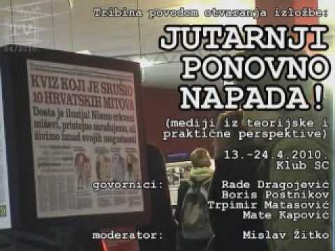 1/8 Tribina: Jutarnji ponovo napada (mediji iz teorijske i praktine perspektive)