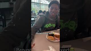 The whole lunch got quiet😭 #shorts #meme #viral #fanumtax #school #food