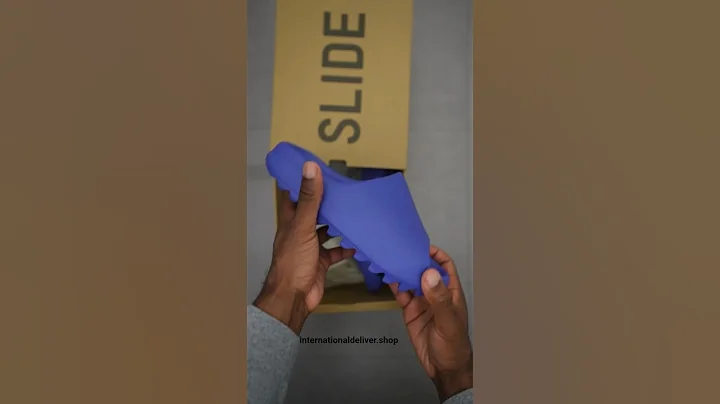 Yeezy slides Azure now restocked. #sneakers #shopping #adidas #kanyewest #ye #yeezyslides