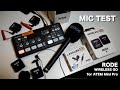 ATEM Min Pro RODE Wireless GO MIC TEST