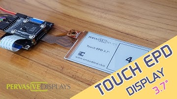E-Paper Touch Display - Unboxing and Assembly | Pervasive Displays