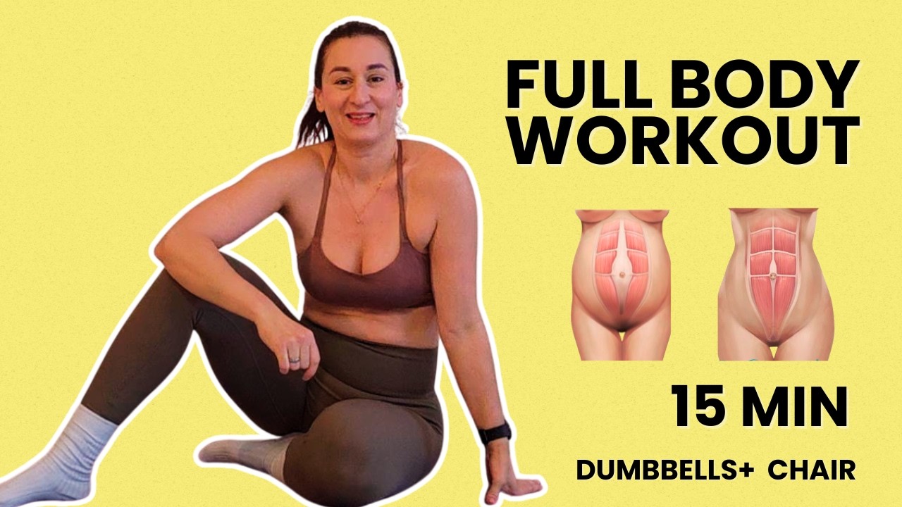 15 MIN Full Body Workout For Moms (Low Impact, At Home) | To Strengthen Full Body