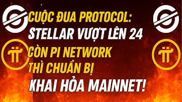 🔥 CUỘC ĐUA PROTOCOL: Stellar Vượt Lên 24 – Còn Pi Network Thì Chuẩn Bị KHAI HỎA MAINNET!