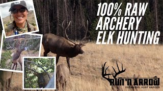 100% Raw Archery Elk Hunting - ALL BOWHUNTING!!