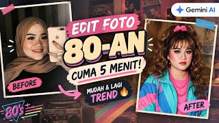 How to Edit Photos into an 80s Style in Minutes? Using Gemini AI ‼️ screenshot 3