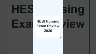 HESI Nursing Exam Review 2026 Cheat Sheet: The only way to pass in 2026