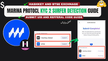 Marina Protocol KYC 2 Guide: Surfer Detection via Haskey Global & BTSE UID Submission