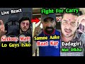 Hindustani Bhau Vs Ajaz Khan Fight for Carry | CarryMinati Live React on Ajaz Khan & Hindustani Bhau