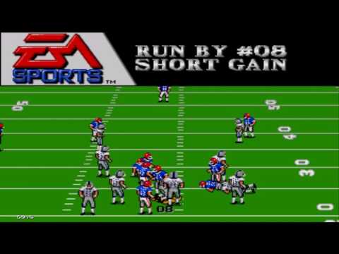 Madden NFL '94 Sega Genesis Gameplay HD