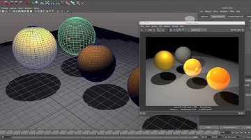 Maya 2011 Gold Metallic Mental Ray Shader Tutorial by Stuart Christensen