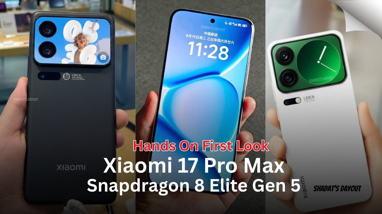 Xiaomi 17 Pro Max First Teaser - IT's finally HERE - YouTube