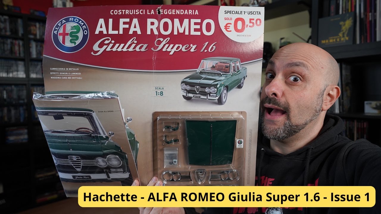 Alfa Romeo Giulia Super 1.6 si fa modellino: la leggenda è da costruire
