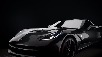 Chevrolet Corvette Stingray 2017 | 3D musical video | Made in Unreal Engine 4