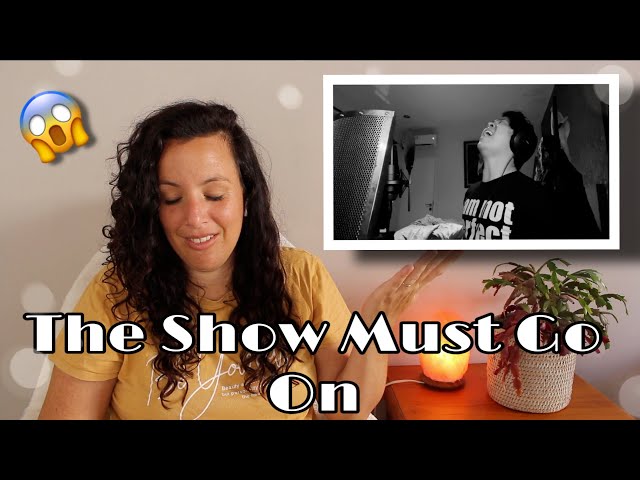 Reacting to Cakra Khan | The show must Go on | That was AMAZING!! 🔥  REACTION class=