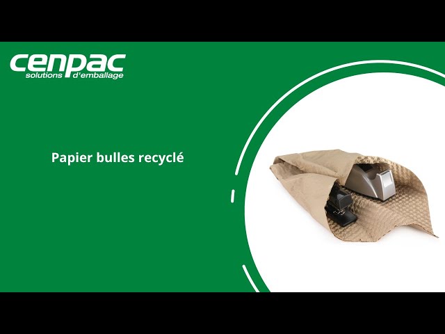 Papier bulles recyclé