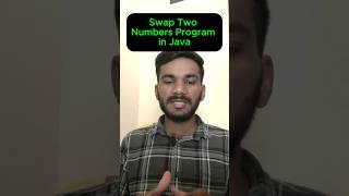 Swap Two Numbers in Java | Java Programs Telugu | Day 36 #Shorts