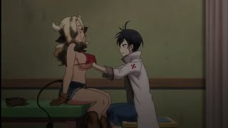 Monster Girl Doctor **Hot Check Up scene** || Ecchi anime