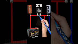 12V to 9V converter circuit #shorts