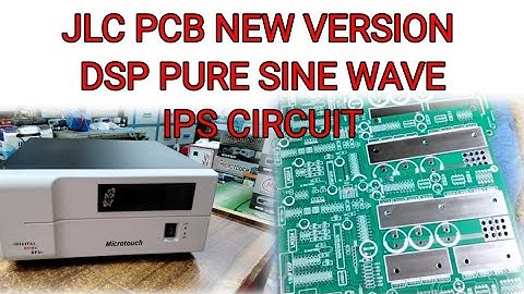 JLC PCB NEW VERSION DSP PURE SINE WAVEIPS CIRCUIT