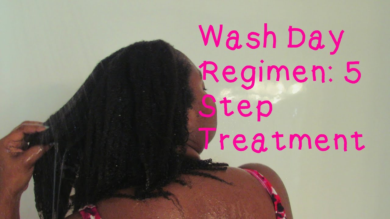 Natural Hair Wash Day Regimen 5 Step Treatment w/ Eden Body Works