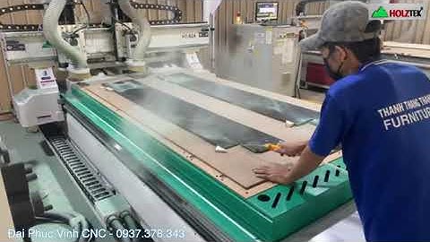 Tăng Gấp Đôi Năng Suất Với Máy CNC Holztek, chạy 2 phôi cùng lúc, quá lợi hại HT-R2A