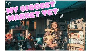 MY FIRST CROCHET MARKET VLOG | How Much I Made - Market Breakdown - Best Sellers