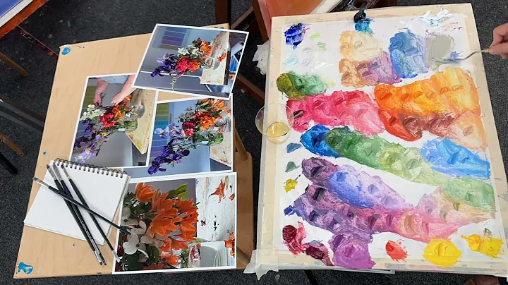 Timelapse of "Garden Blooms" by Erin Hanson Coming to Life