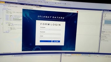 MENJELASKAN HASIL PEMBUATAN FORM LOGIN UNTUK TUGAS QUIZ | VISUAL STUDIO DAN MS. ACCESS
