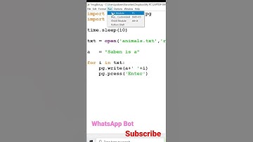 Automate WhatsApp || WhatsApp Bot || Python || Programing Prank || Code Short