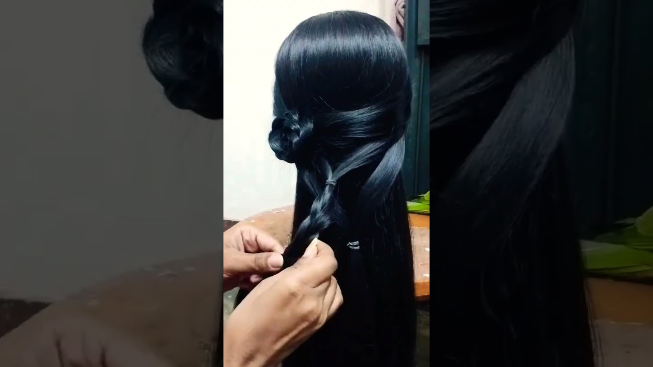 Flowers hairstyle #shorts