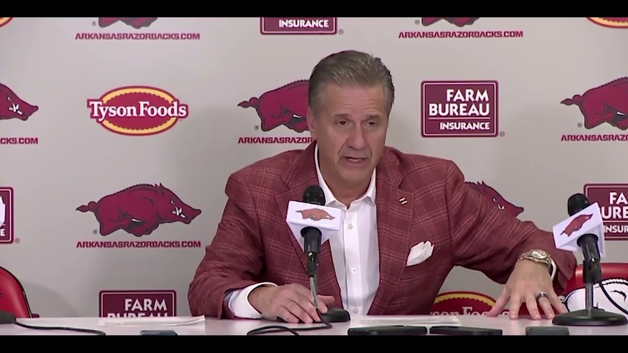 Coach Cal after Razorbacks pull out snow game win over LSU