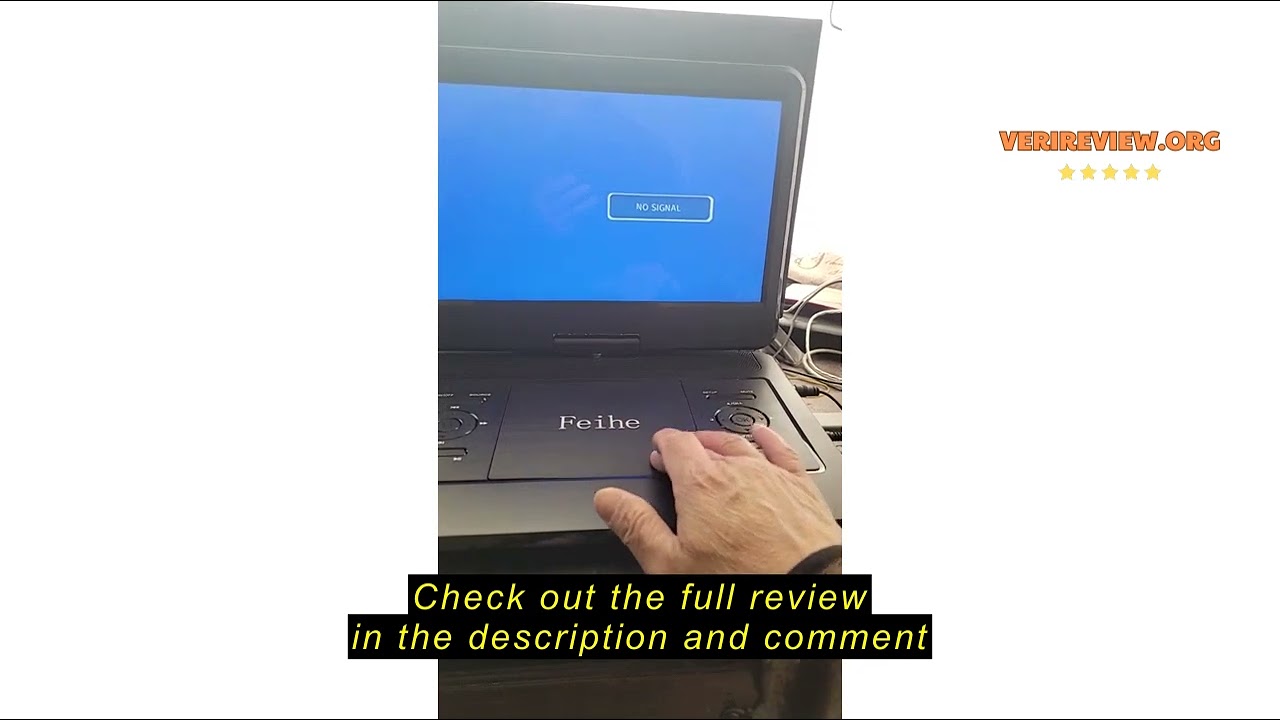 Review Feihe 16.5" Portable TV/DVD Player Combo with 14.0" Large HD Swivel Screen and Digital TV ATS