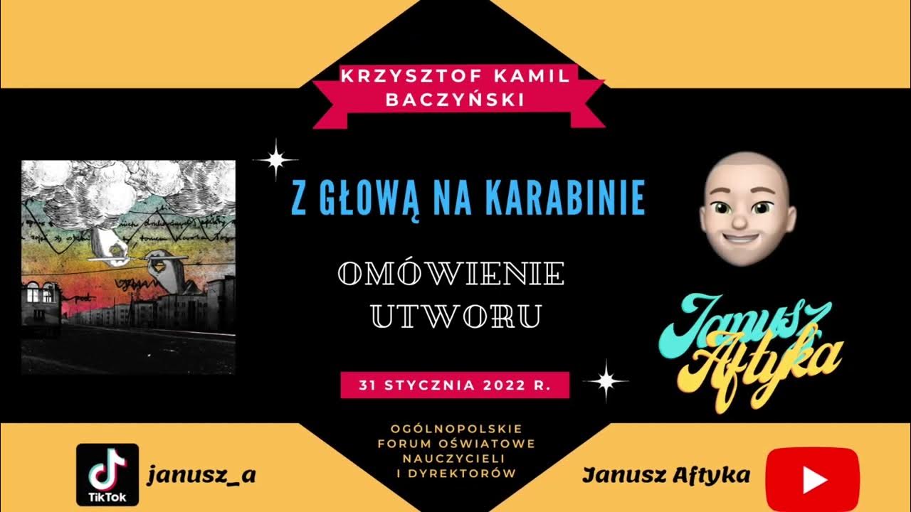 Wiersz Z Głową Na Karabinie Krzysztof Kamil Baczyński "Z głową na karabinie". Analiza wiersza I Z