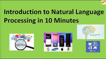 Introduction to Natural Language Processing in 10 minutes #NLP #tutorial