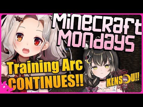 [MinecraftMondays!!] KENSOU!! Training Arc With @LunarisUrufi 【MyHolo TV】