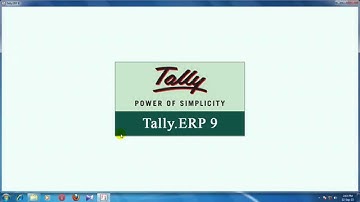 Tally ERP 9 in telugu company creation part 1