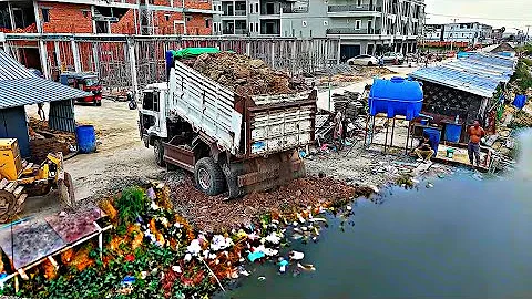 wonderful !! Start a new project to fill the lake with deep water with a 5 ton truck