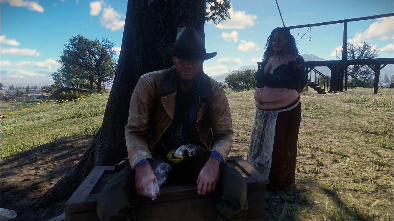 Red Dead Redemption 2 Pc Modded Account (풀버전)정육점 아가씨🐷 파트2 (With 여편네들) Red Dead Redemption 2 Modded Gameplay PC