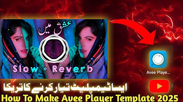 How To Make Avee Player Template 2025