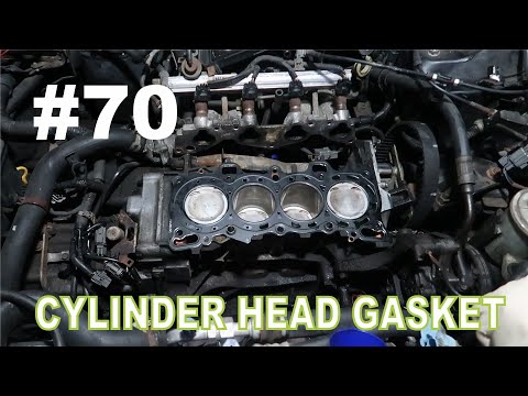 Como cambiar la junta de culata Honda Civic / Cylender head gasket