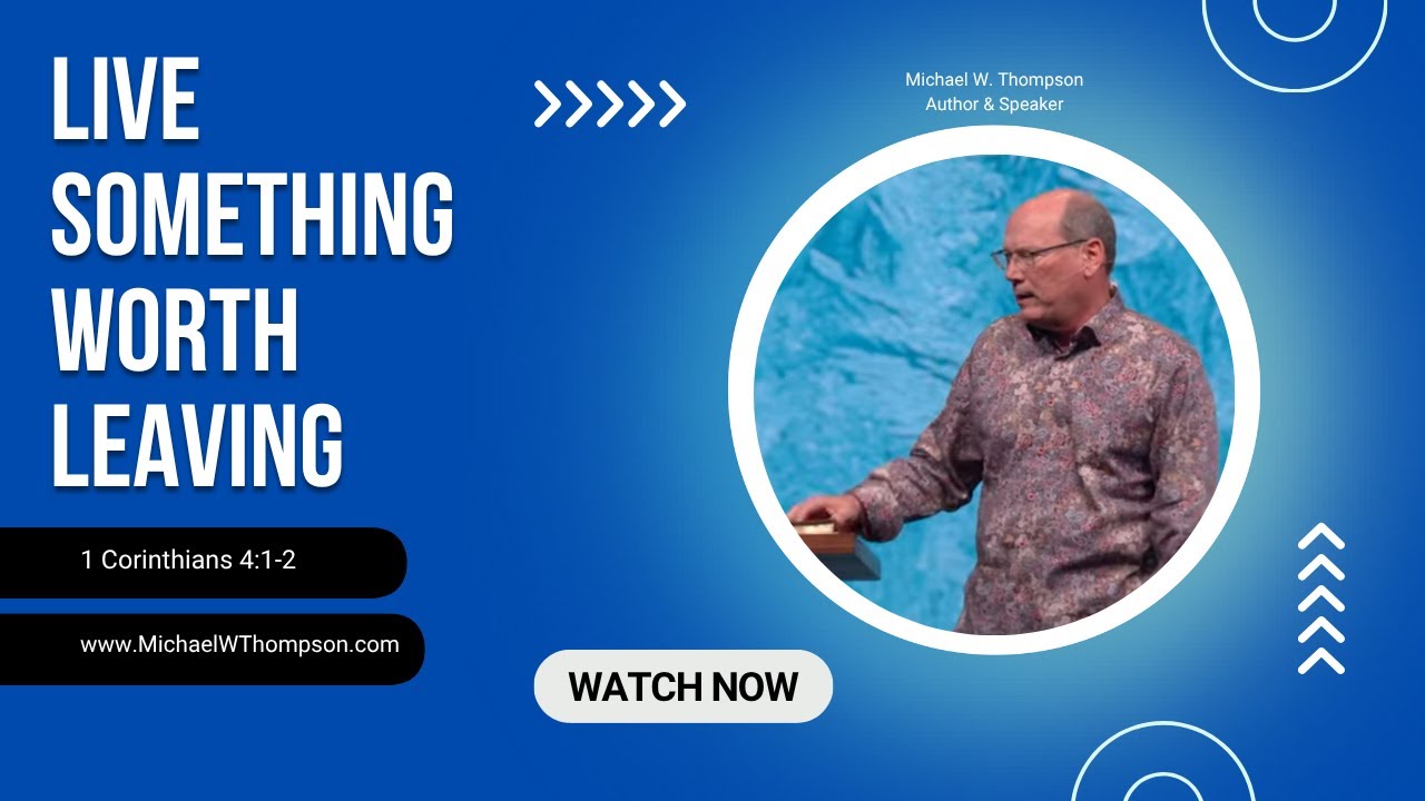 Live Off Something Live Something Worth Leaving - YouTube