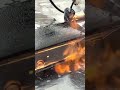 Wow, cool, the process of installing leak-proof stickers using fire. #shorts #viralshorts #fyp