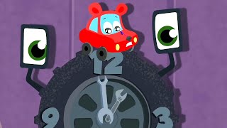 Гикори Дикори Док | музыка для малышей | дошкольный | Little Red Car Russia | детские мультфильмы